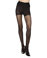 MeMoi Women's All Over Rhinestone Nylon Sheer Tights MTS08471