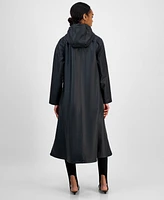 Baxter Wood Women's Longliner Hooded Rain Coat