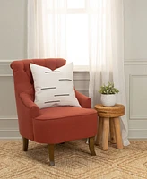 Rizzy Home Glam Striped Woven Decorative Pillow