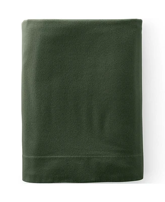Lands' End Comfy Super Soft Cotton Flannel Flat Bed Sheet - 5oz