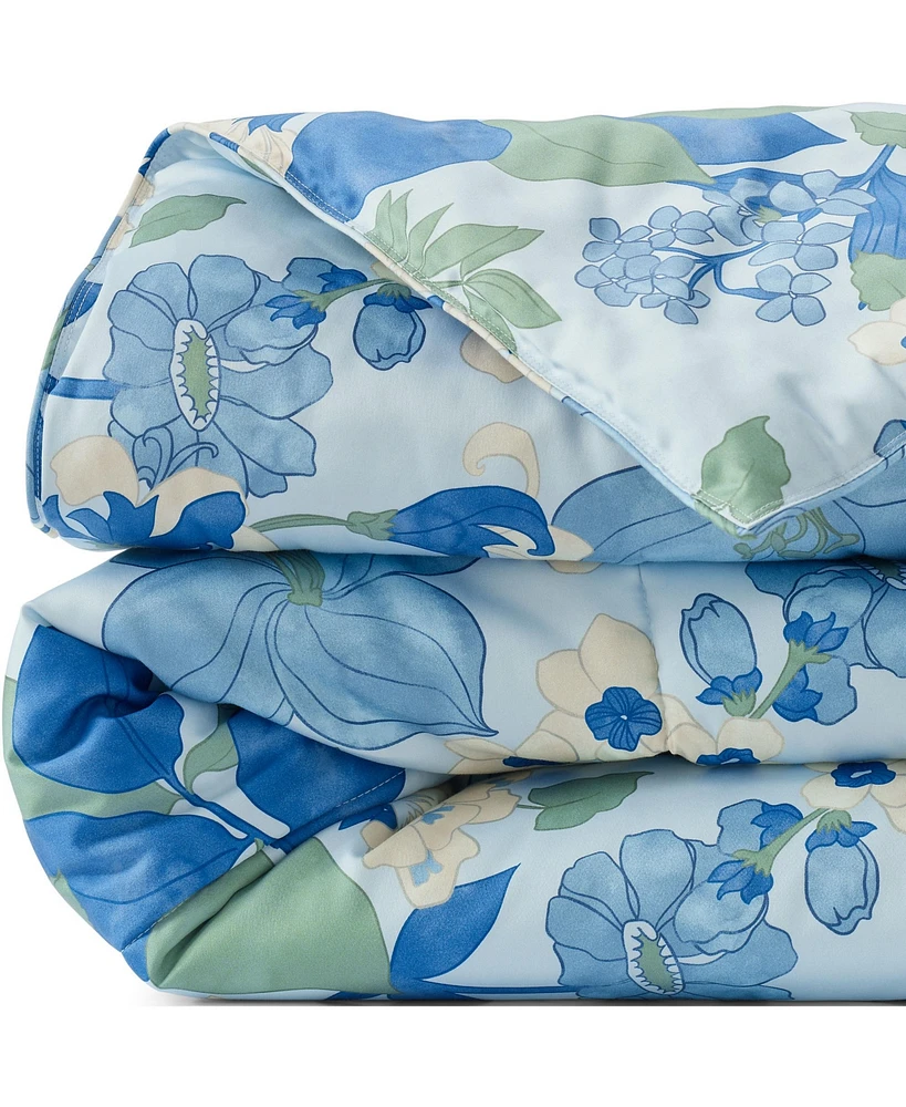 Lands' End 400 Thread Count Premium Supima Cotton No Iron Sateen Comforter