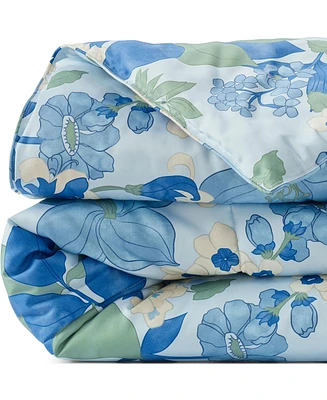 Lands' End 400 Thread Count Premium Supima Cotton No Iron Sateen Comforter