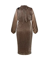 City Chic Plus Jaylee Mesh Dress