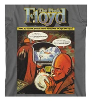 Pink Floyd Boys Dark Side Of The Moon Comic Art Charcoal T-shirt-Medium
