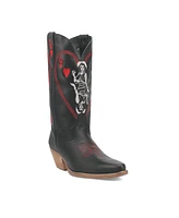 Dingo Women's Queen A Hearts Leather Boots