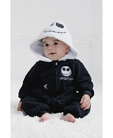 Nightmare Before Christmas Baby Boys Zip Up Cosplay Coverall Cozy Sherpa