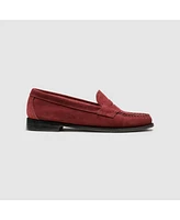 G.h.bass Womens Suede Willa Flat Strap Weejuns Loafer