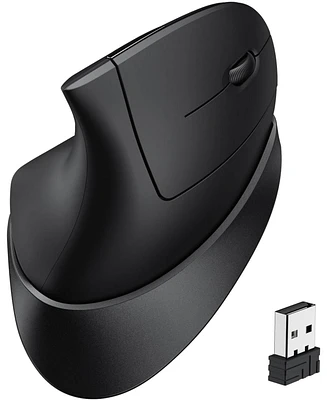 Ergonomic Mouse, 2.4G Wireless Vertical Mouse with 4 Adjustable Dpi, Silent Click, 7 Buttons, 3 Adjustable Tilt