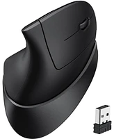 Ergonomic Mouse, 2.4G Wireless Vertical Mouse with 4 Adjustable Dpi, Silent Click, 7 Buttons, 3 Adjustable Tilt