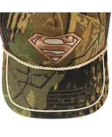 Dc Comics Men's Superman Embroidered Logo Adult Camouflage Retro Trucker Hat