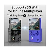 Handheld Game Console Rg 40XXV 4.0'' Ips Screen with 64G Tf Card 5G WiFi 4.2 Bluetooth Online, and Hdmi Retro Emulator