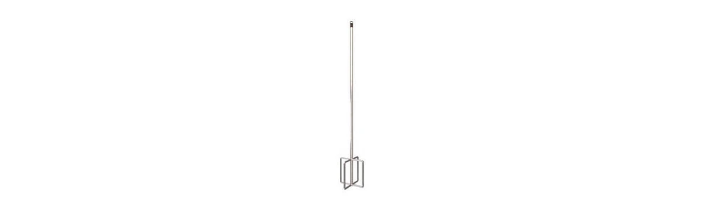Bon 15-393 Egg Beater Mixer - Plated 5-inch Diameter - 30-inch Hex Shaft