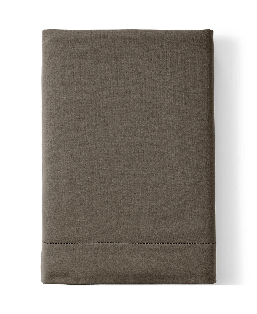Lands' End Luxe Flannel Flat Bed Sheet