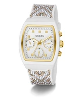 Guess Women's Multi-Function White Silicone Strap Watch, 36mm