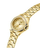 Guess Women's Analog Gold Tone Stainless Steel Watch, 34mm