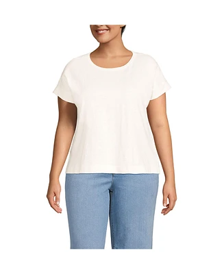 Lands' End Plus Slub T-Shirt