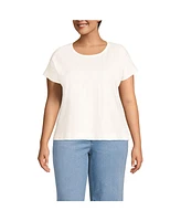 Lands' End Plus Slub T-Shirt