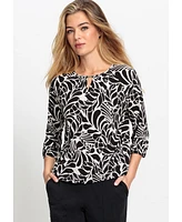 Olsen Women's Statement Leaf Print