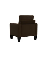 Fabric Upholstered Arm Chair – Cozy and Elegant Design