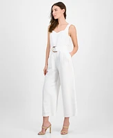 T Tahari Women's Sweetheart-Neck Wide-Leg Jumpsuit