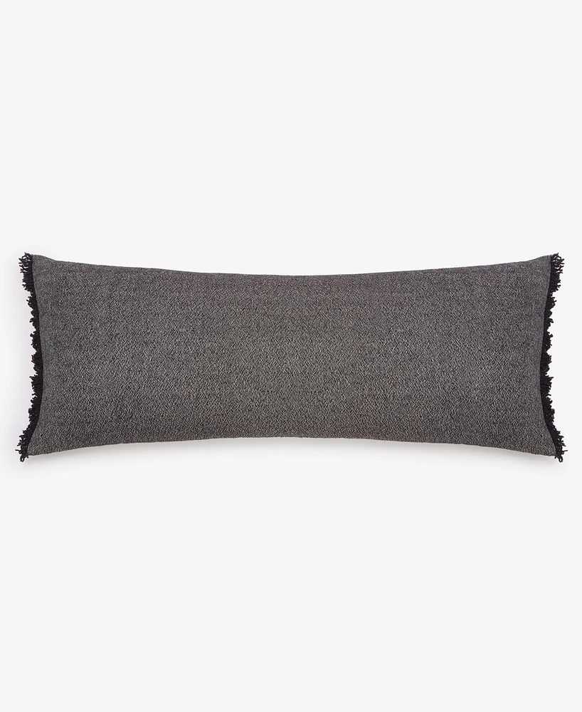 Oake Fringe Lumbar Decorative Pillow, 14" x 36", Exclusively at Macy's