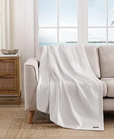 Tommy Bahama Woven Yarn Dyed Cotton Blanket