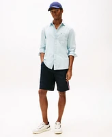 Tommy Hilfiger Men's Regular-Fit Chambray Pocket Shirt