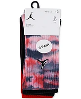 Jordan Big Boys Essentials Poolside Crew Socks, 3 Pack