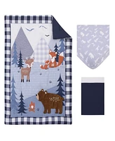 Little Love by NoJo National Park Buffalo Check 3-Pc. Quilt Set, Crib