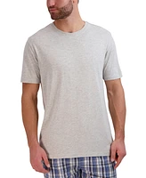 Hanes Men's 2-Pc. Relaxed-Fit Sleep T-Shirt & Stretch Plaid Pajama Pants Set