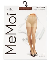 MeMoi Women's Ultra Sheer Control Top Pantyhose Mm-205