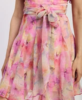 En Saison Women's Amari Ruffle Mini Dress