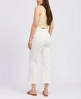 En Saison Women's Courtney Scallop-Hem Pants