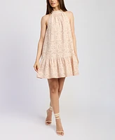 En Saison Women's Elana Cotton Sleeveless Minidress