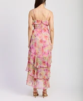 En Saison Women's Amari Ruffle-Trim Maxi Dress