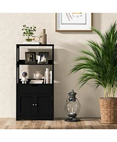 Gymax Bathroom Storage Cabinet w/Drawer Shelf Cupboard Floor