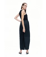 Nocturne Women's Printed Flowing Pants