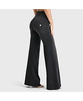 Freddy Women's Wr.up Denim Palazzo Flare Jeans
