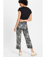 Olsen Women's Mona Fit Modern Animal Print Pant