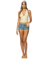 Edikted Women's Halliday Eyelet Halter Top