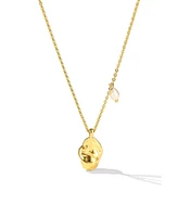 Molten Pendant and Freshwater Pearl Necklace