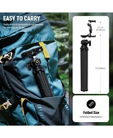 Neewer Flexible Tripod with Remote, Mini Camera Phone Tripod Stand Vlog Selfie Stick with Phone Holder & Action Camera Adapter Compatible with GoPro I