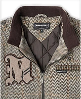 Men's Tweed Varsity Jacket