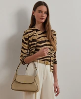Lauren Ralph Schylar Small Leather Shoulder Bag