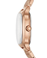 Skagen Women's Mellem Lille Quartz Three-Hand Rose Gold Stainless Steel Watch, 28mm