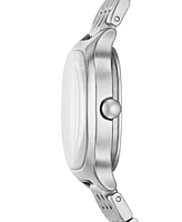 Skagen Women's Mellem Lille Quartz Three-Hand Silver Stainless Steel Watch, 28mm