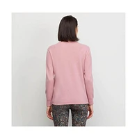 Carlisle Women's Shirred Cashmere Pullover Sweater Andromeda