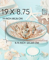 Certified International Escape to the Sea Fish Platter