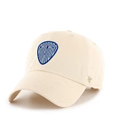 '47 Brand Men's Natural Chicago Cubs Blues Clean Up Adjustable Hat