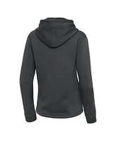 Antigua Women's Pewter Pittsburgh Pirates Contemporary Quarter-Zip Hoodie
